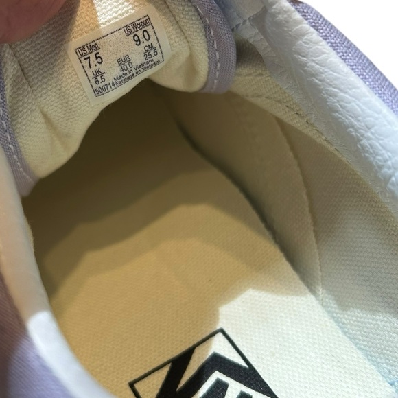 VANS | Lavender Old Skool Low Tops - Sz W9 / M7.5 - NWT (No Box) - Picture 12 of 12